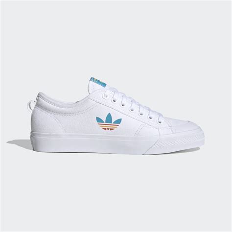 adidas nizza trefoil weiß|adidas nizza white slip on.